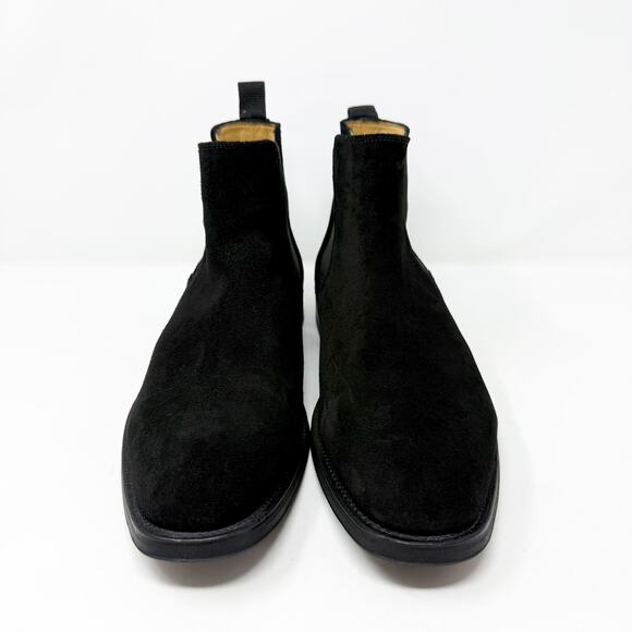 NWOB Russell & Bromley Black Suede Chelsea Boots Men’s Sz 44.5 Made in Portugal main image 7